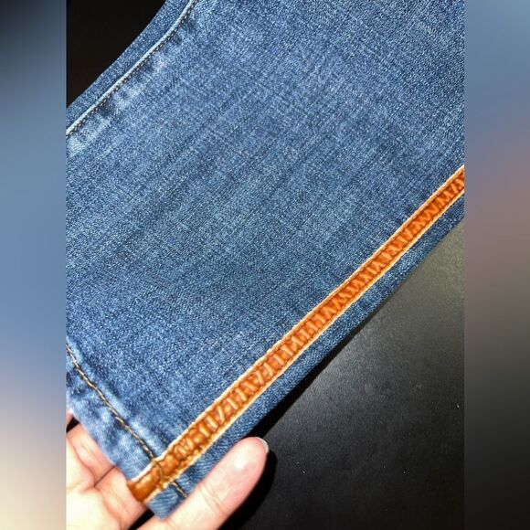 Talbots Modern Ankle Jeans High Waist With Side Velvet stripe size 6 EUC - Picture 2 of 11